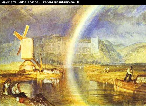 J.M.W. Turner Arundel Castle, with Rainbow.
